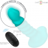 Vibrador BUFFY - Diseño Espiral 10 Vibraciones en Color Celeste