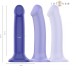 Intense - Victoria Vibrador Con Ventosa 10 Vibraciones Azul Oscuro Control