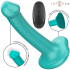 Intense - Katie Vibrador con Ventosa 10 Vibraciones Azul Oscuro Control Rem