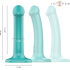 Intense - Katie Vibrador con Ventosa 10 Vibraciones Azul Oscuro Control Rem