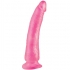 Masturbador Boca de Gelatina Slim 19 cm Rosa