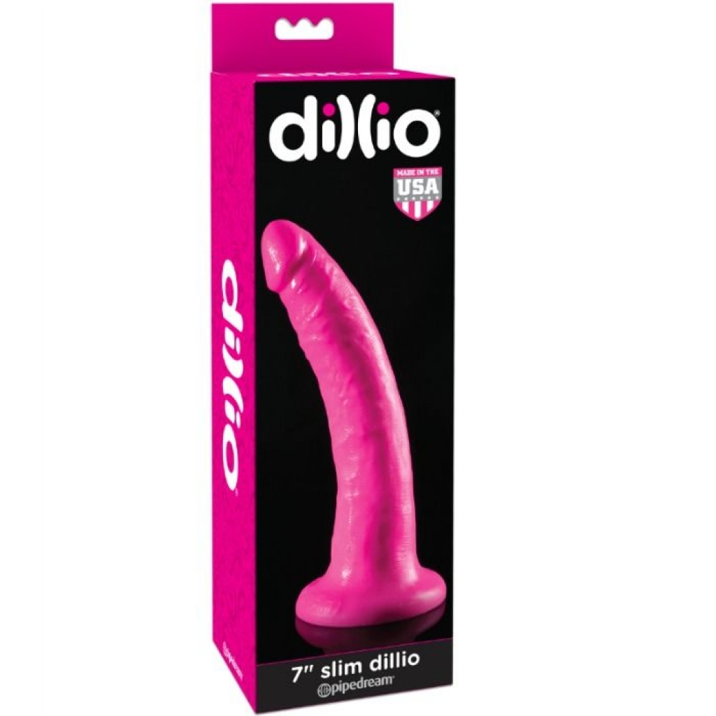 Dildo con Ventosa Rosa 17.8 Cm