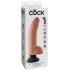 Dildo Vibrador con Testículos - Natural