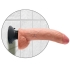 Dildo Vibrador con Testículos - Natural