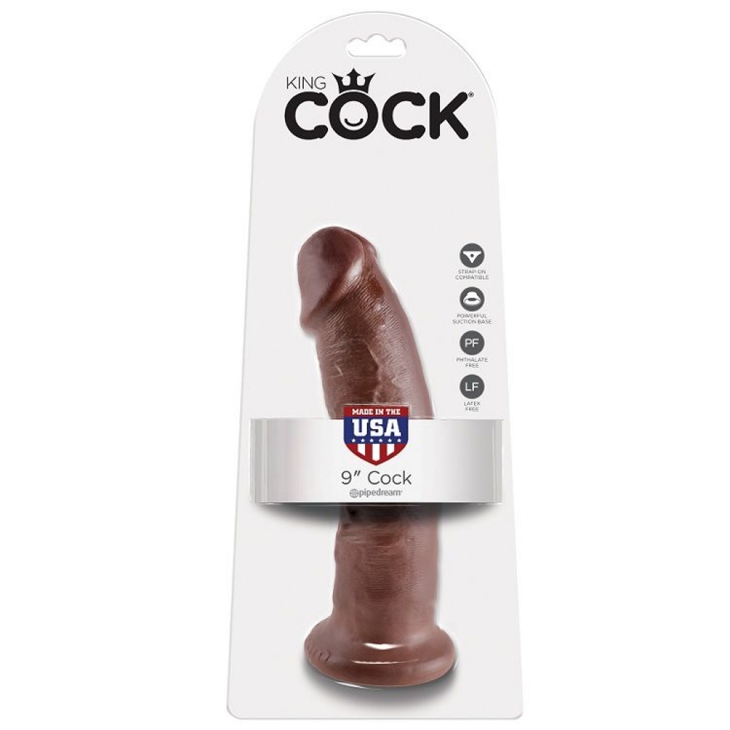 Dildo 22.9 Cm Marrón Realista