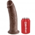 Dildo Realista Marrón de 25.4 Cm - King Cock