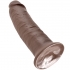 Dildo Realista Marrón de 25.4 Cm - King Cock