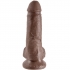 Dildo Realístico Marrón de 17.8 cm