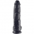 10 Pene Realístico Negro 26.5 Cm