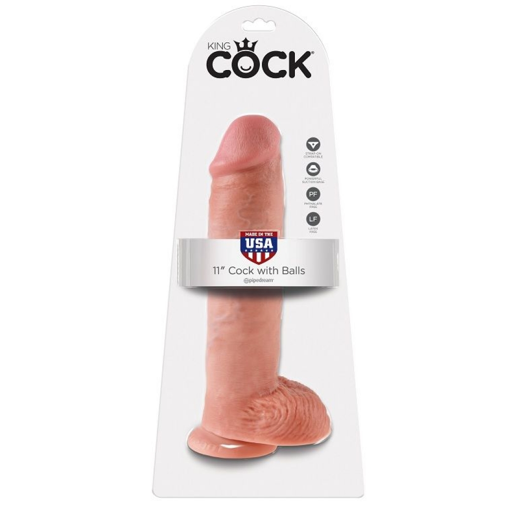 Dildo Realista King Cock Natural 28 Cm