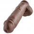 11 Pene Realistico Marron 28 Cm