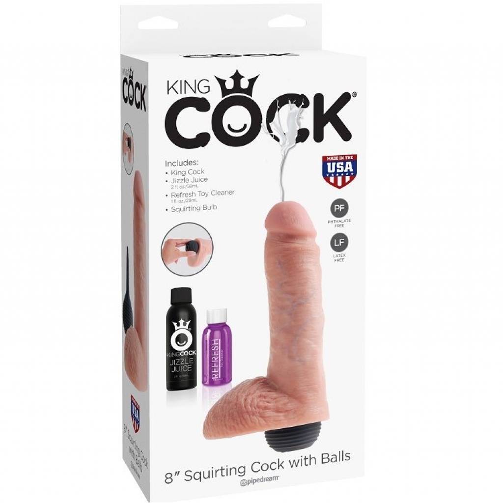 Pene Realista Eyaculador Natural 20.32 Cm