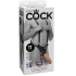 Strap-on Con Dildo Hueco 28 Cm Y Tirantes Color Carne