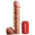 Strap-on Con Dildo Hueco 30.5 Cm y Tirantes Color Carne