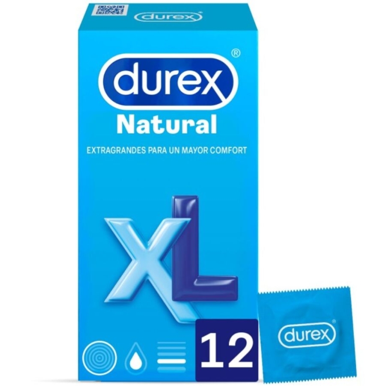 Durex Natural Xl 12 Unidades