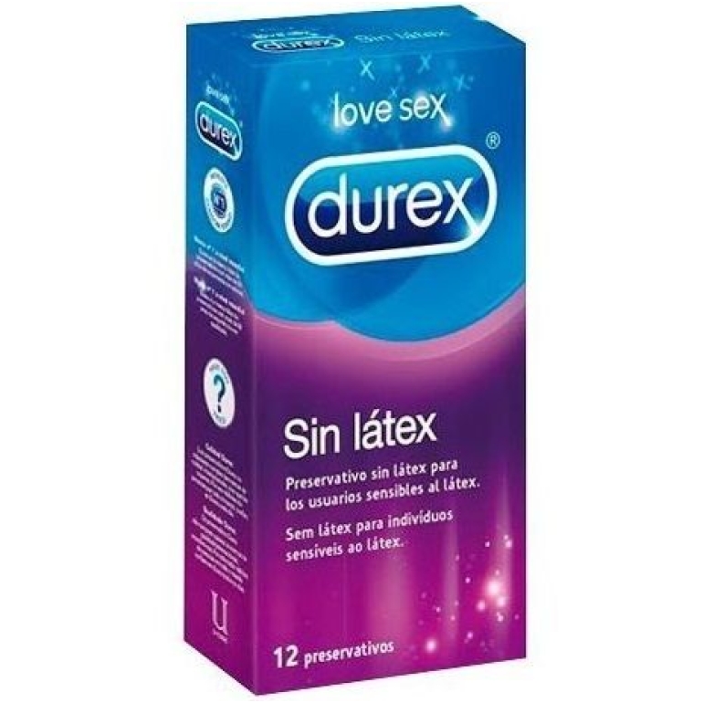 Durex Preservativos Sin Latex 12 Unidades