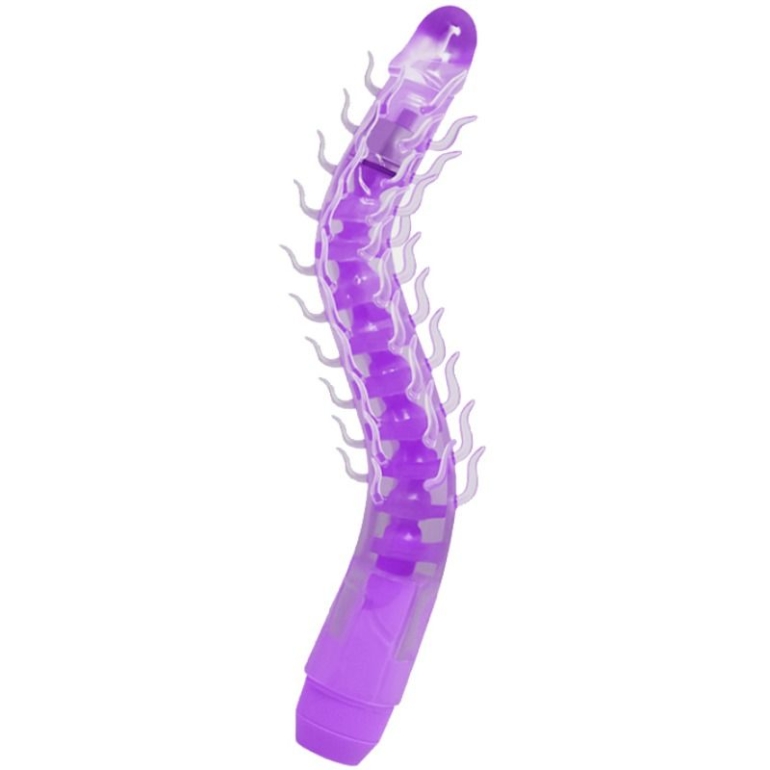  Flexi Vibe Sensual Spine Bendable Vibrador Dildo Lila 23.5 Cm