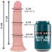 Rockarmy Liquid Silicone Dildo Premium Avenger 19 Cm -o 3.98 Cm