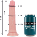 Rockarmy Harness + Liquid Silicone Dildo Premium Avenger 19 Cm -o 3.98 Cm