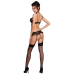 Passion Mujer Lovelia Set De Tres Piezas Negro L/XL