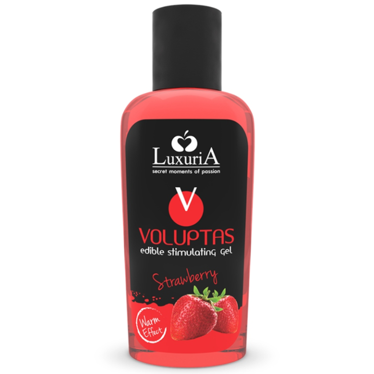  Voluptas Gel Masaje Comestible Efecto Calor Fresa 100 Ml