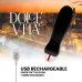  Vibrador Recargable Five Negro 7 Velocidades