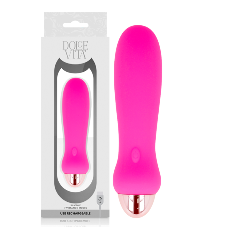  Vibrador Recargable Five Rosa 7 Velocidades