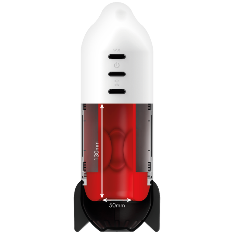  Rocket Masturbador Tecnología Soft Compression Y Vibración