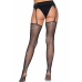 Leg Avenue Medias Brillantes Con Liguero Talla Unica