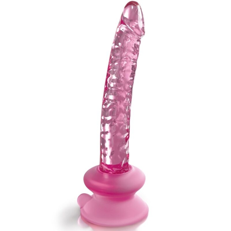  N. 86 Dildo Vidrio Con Ventosa