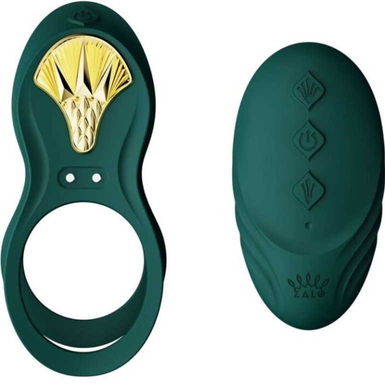  Bayek Anillo Vibrador Control Remoto Parejas Verde