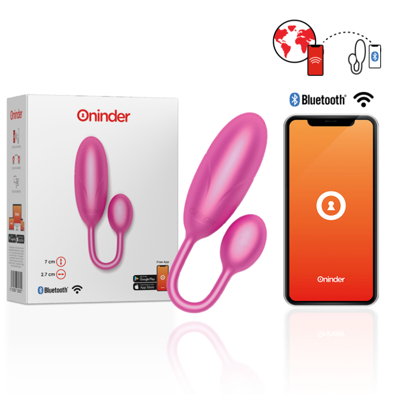  Denver Huevo Vibrador Rosa 7 X 2.7 Cm App Gratuita