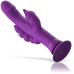 Intense Casanova Vibrador Rabbit Silicona Triple Motor Morado