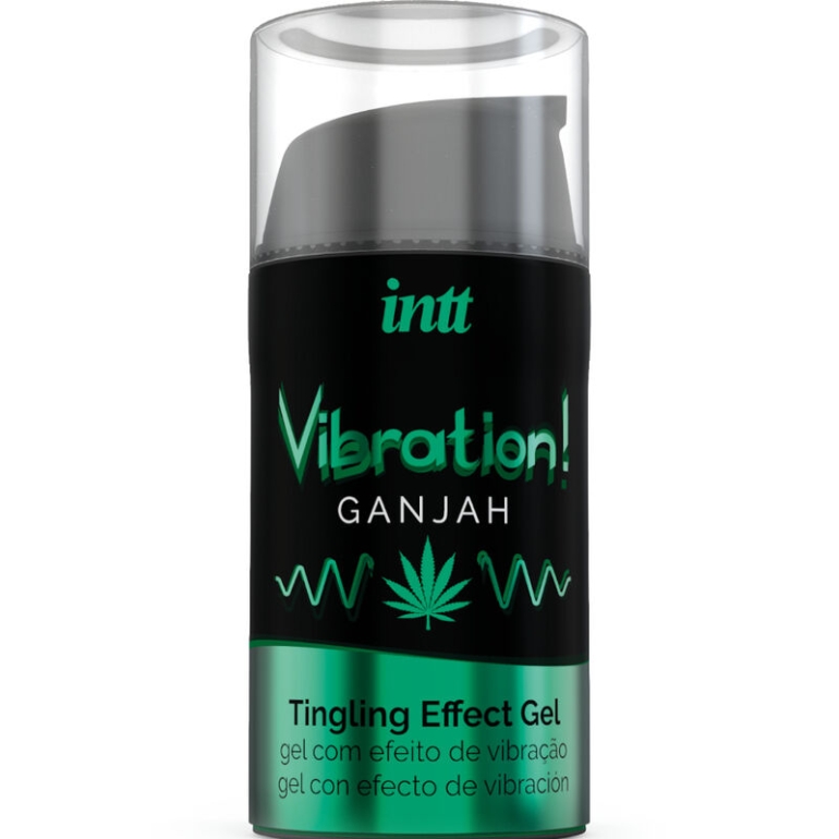 Intt Potente Estimulante íntimo Gel Vibrador Liquido Cannabis 15ml