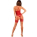 Obsessive Lacelove Corset Rojo Xs/s