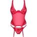 Obsessive Lacelove Corset Rojo Xs/s