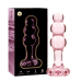  Modelo 1 Plug Cristal Borosilicato Rosa 10.5 Cm -o 3 Cm