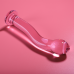  Modelo 18 Dildo Cristal Borosilicato Rosa 18.5 Cm -o 3.5 Cm