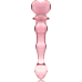  Modelo 21 Dildo Cristal Borosilicato Rosa 20.5 Cm -o 3.5 Cm