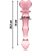  Modelo 21 Dildo Cristal Borosilicato Rosa 20.5 Cm -o 3.5 Cm