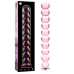  Modelo 22 Dildo Cristal Borosilicato Rosa 21.5 Cm -o 2.5 Cm