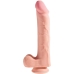  Pene Realistico 3d Con Testiculos 24.8 Cm Natural