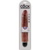  Pene Realistico Vibrador 25.6 Cm Marron