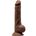  Modelo 1 Pene Realistico Silicona Premium Silexpan Marron 24 Cm