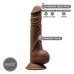  Modelo 1 Pene Realistico Silicona Premium Silexpan Marron 24 Cm