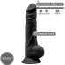  Modelo 1 Pene Realistico Silicona Premium Silexpan Negro 24 Cm