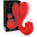  Selena Estimulador Vibrador + Tapping Rojo