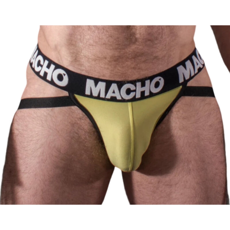 Macho Mx25a Jock Lycra Amarillo S