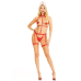 Leg Avenue Arnés Body & Diadema Enfermera Rojo M