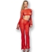 Chilirose Cr 4648 Top & Pantalon Rojo S/l